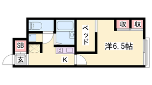 魚住駅 徒歩16分 1階の物件間取画像